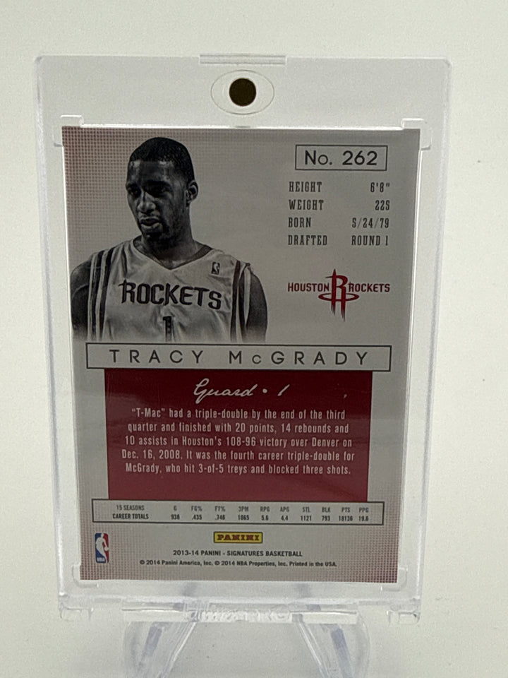 Tracy McGrady 2014 Panini Signatures Purple, 10/10