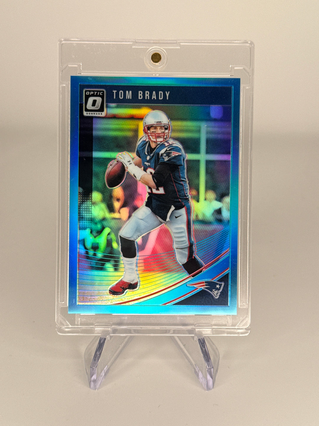 Tom Brady 2018 Panini Donruss Optic Aqua Prizm, 266/299