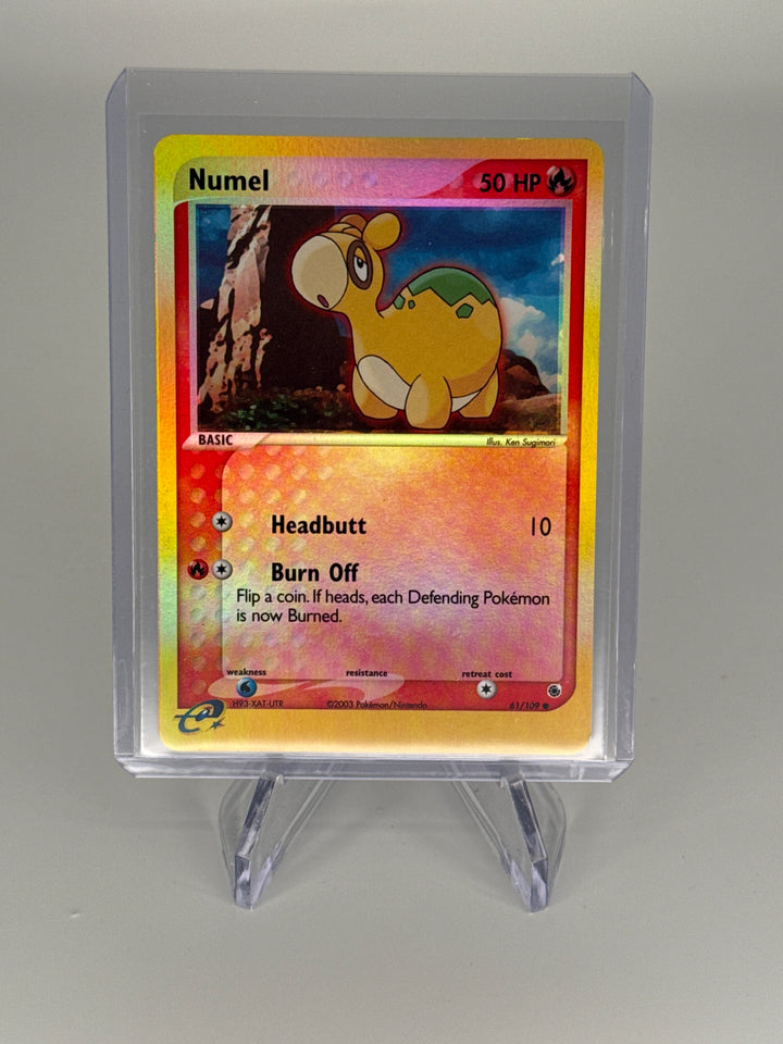 Pokemon TCG 2003 Numel Ruby & Saphire Reverse Holo, 61/109