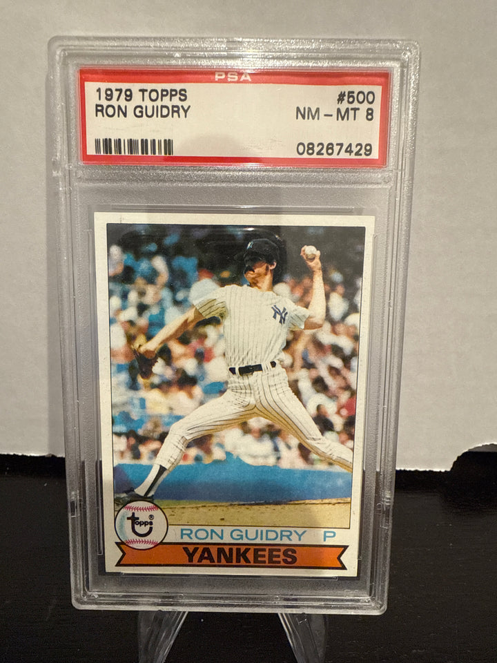 Ron Guidry 1979 Topps, PSA 8