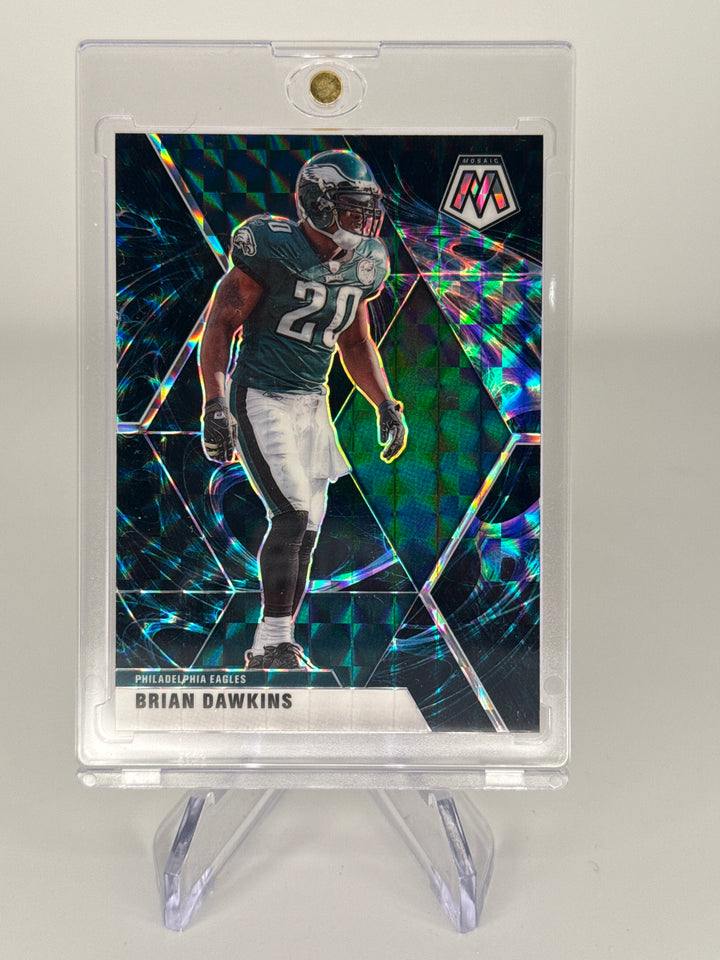 Brian Dawkins 2020 Panini Mosaic SSP Genesis