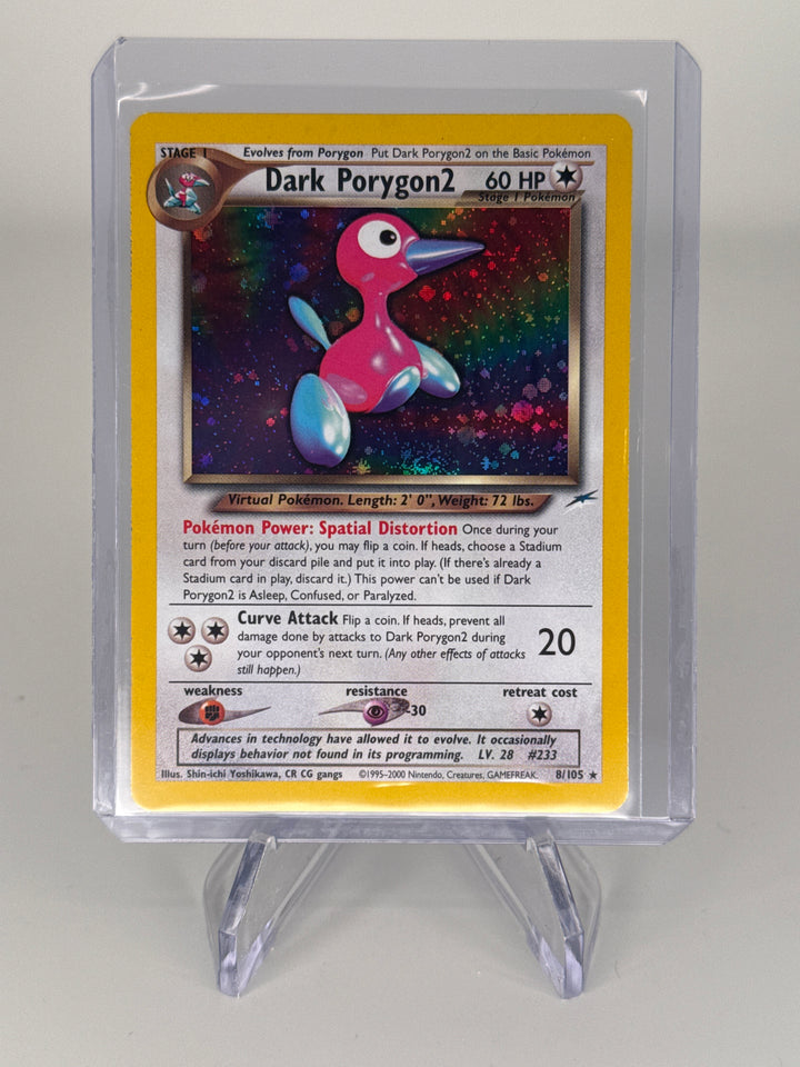 Pokemon TCG 2002 Dark Porygon2 Neo Destiny Holo, 8/105