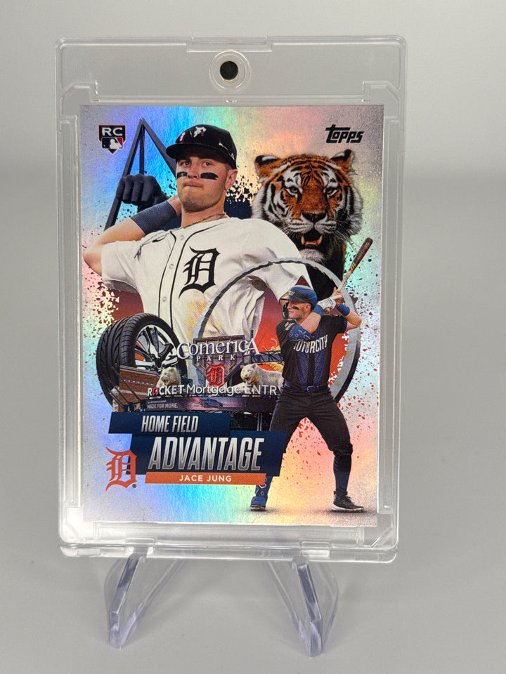Jace Jung 2025 Topps Series 2 Home Field Advantage SP Rookie