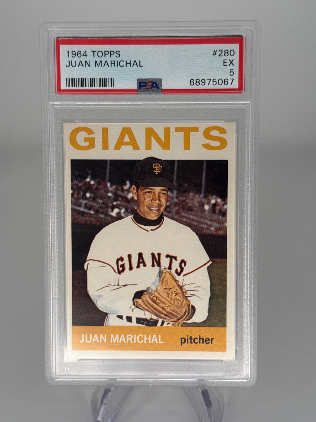 Juan Marichal 1964 Topps, PSA 5