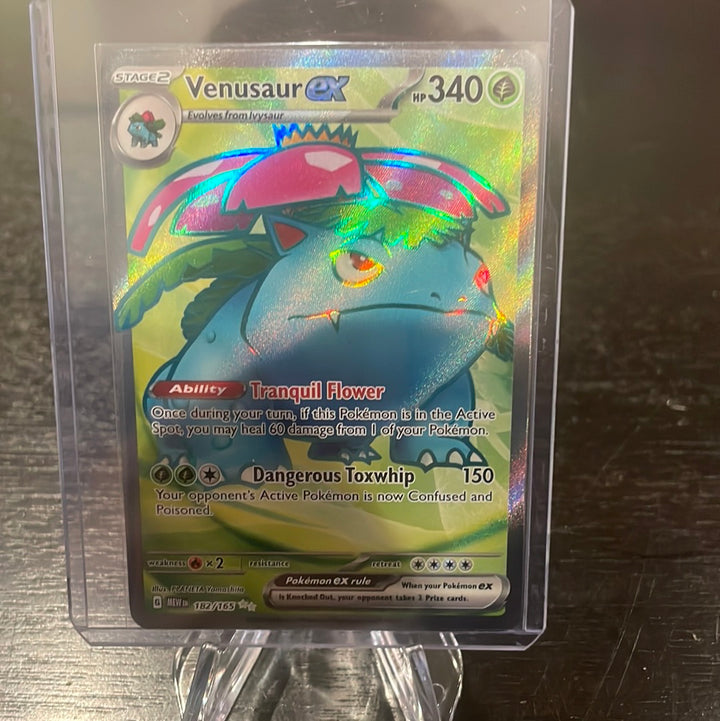 Pokémon TCG 2023 Venusaur EX Pokemon 151, 182/165