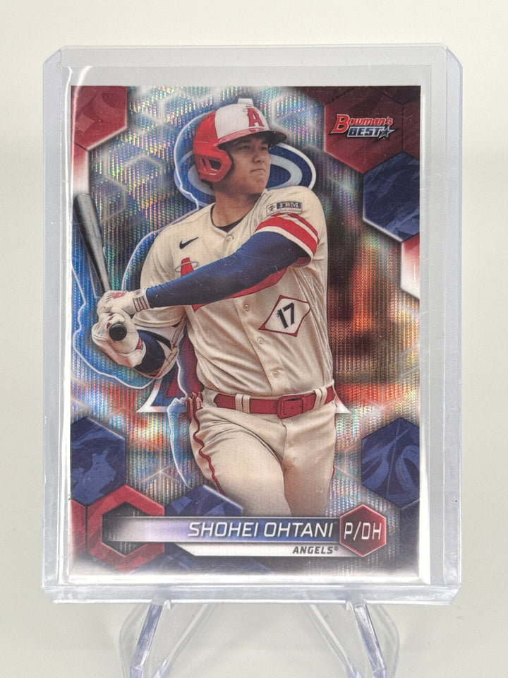 Shohei Ohtani 2023 Bowman's Best Wave Refractor