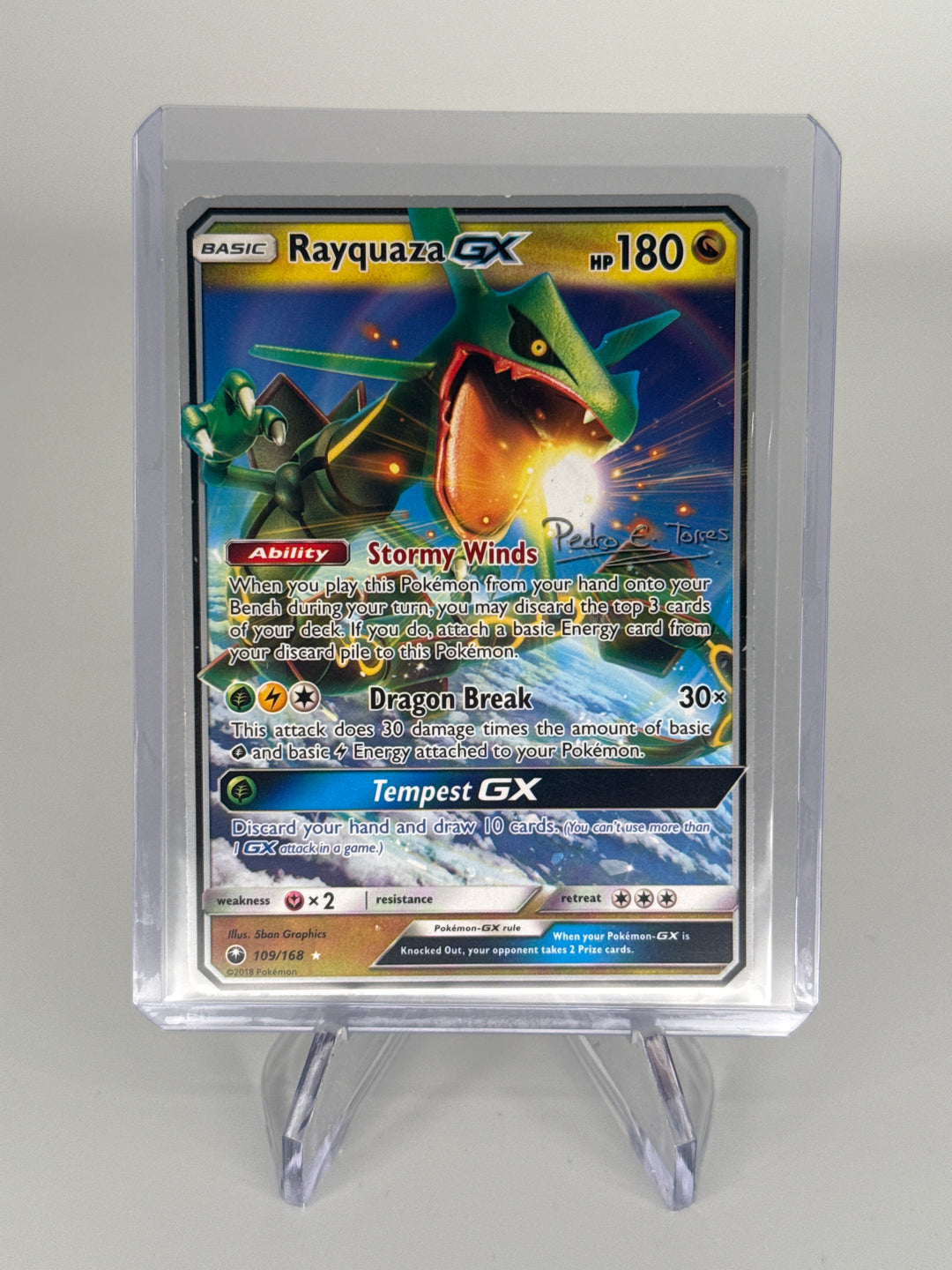 Pokemon TCG 2019 Rayquaza GX World Championship Deck Full Art, 109/168