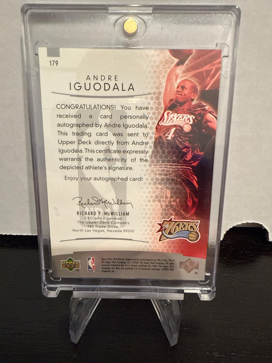 Andre Iguodala 2005 SP Authentic Rookie Auto, 0086/1499