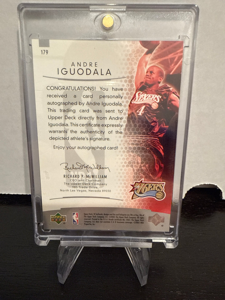 Andre Iguodala 2005 SP Authentic Rookie Auto, 0086/1499