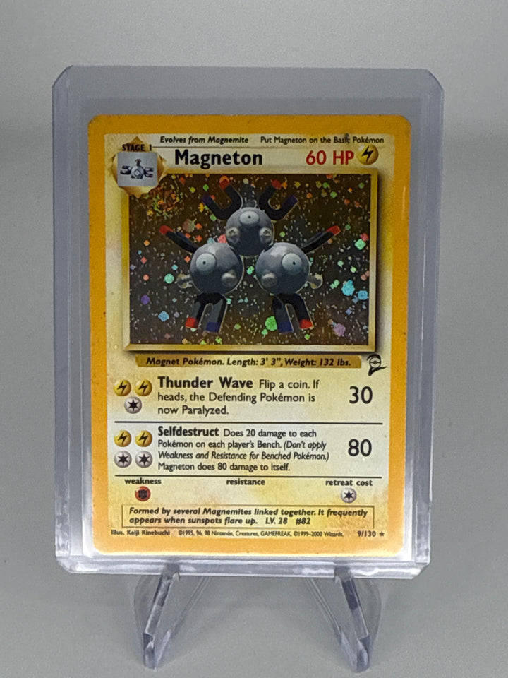 Pokemon TCG 2000 Magneton Base Set 2 Holo, 9/130