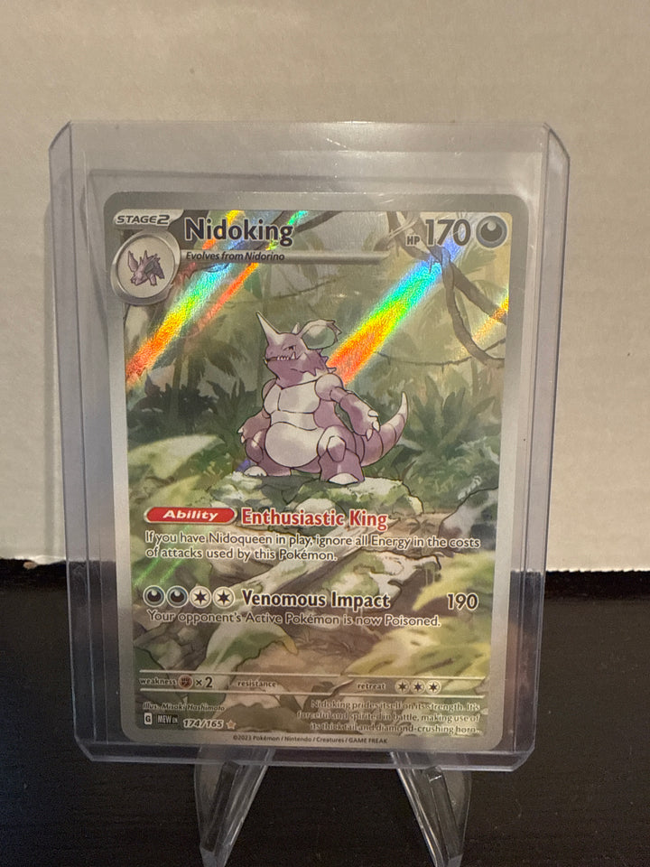 Pokemon TCG 2023 Nidoking Scarlet & Violet 151 Illustration Rare, 174/165
