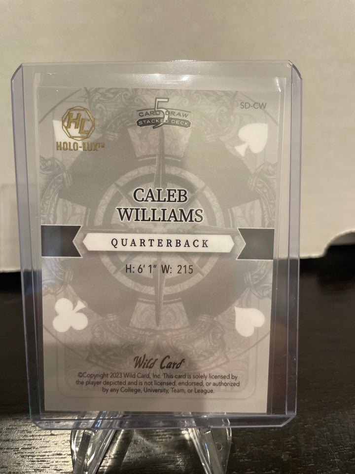 Caleb Williams 2023 Wild Card Chrome 1/1 Hobby Card Shop