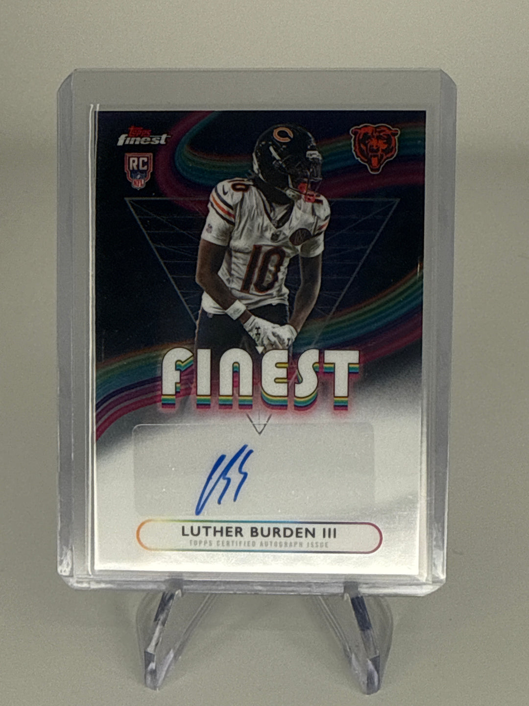 Luther Burden 2025 Topps Finest Rookie Auto