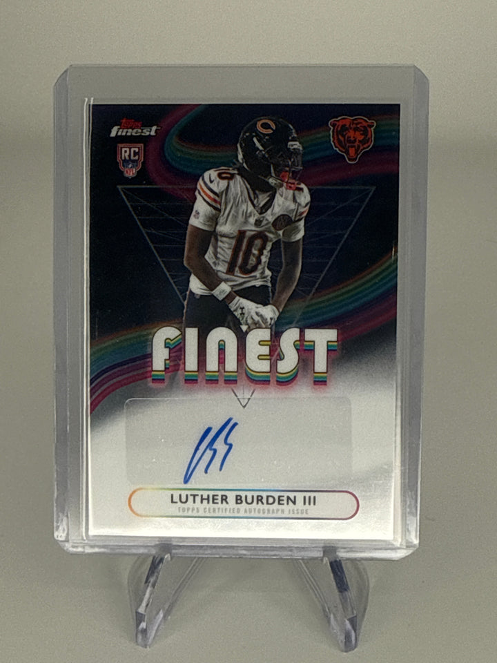 Luther Burden 2025 Topps Finest Rookie Auto