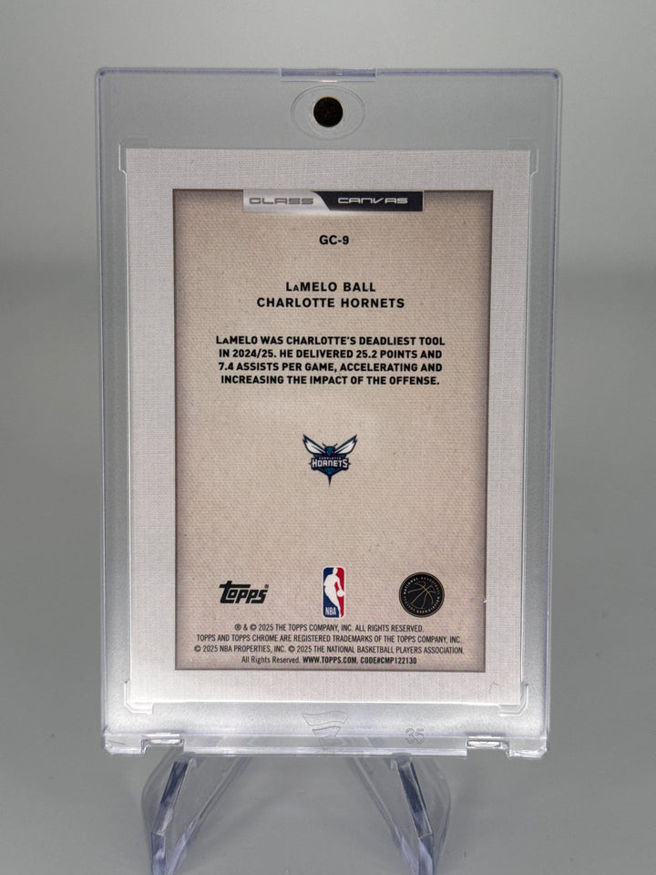 LaMelo Ball 2026 Topps Chrome Glass Canvas SSP Case Hit