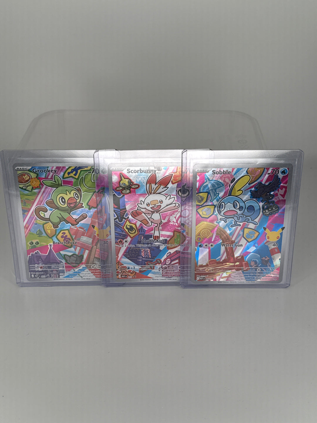 Pokemon TCG 2026 Grookey/Scorbunny/Sobble First Partner Series 2 Trio, 052/053/054 (SOLD AS SET OF 3)