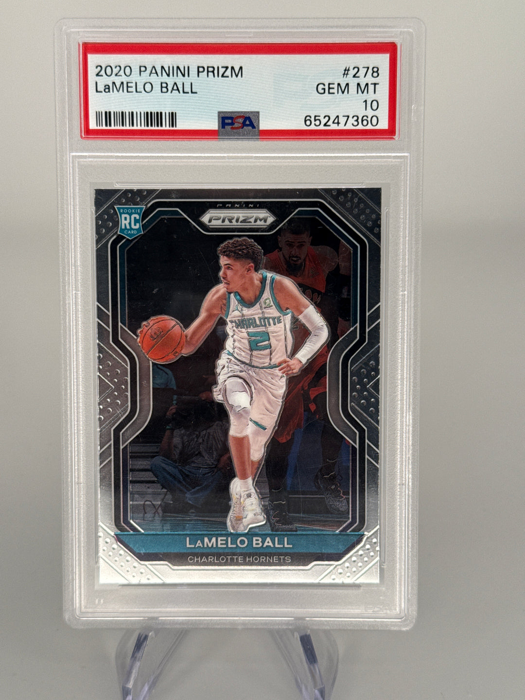 LaMelo Ball 2020 Panini Prizm Rookie, PSA 10 Gem Mint