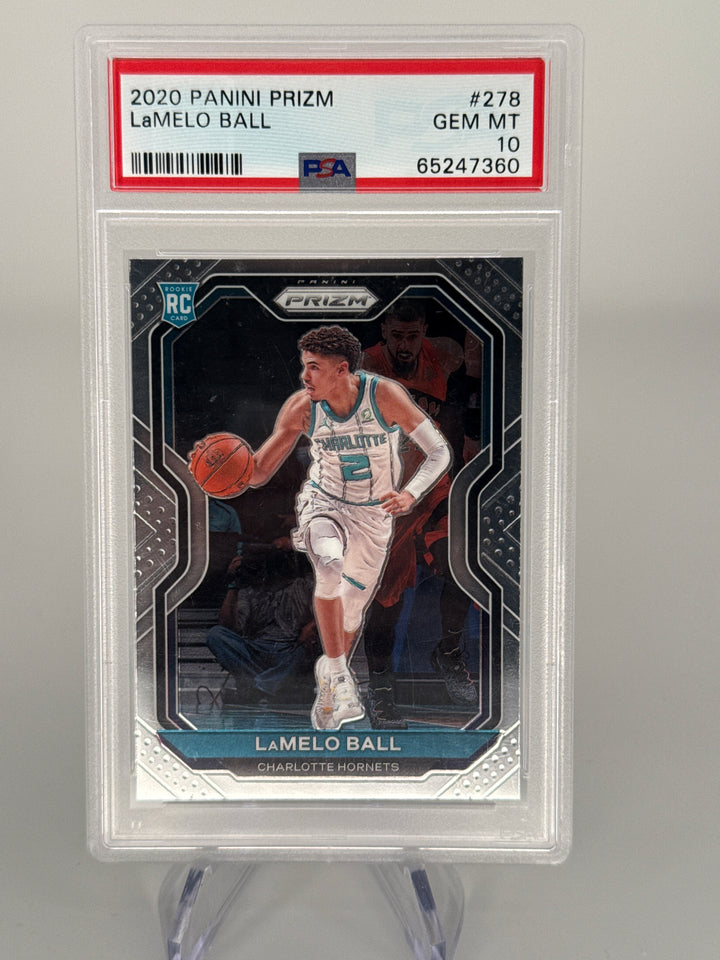 LaMelo Ball 2020 Panini Prizm Rookie, PSA 10 Gem Mint