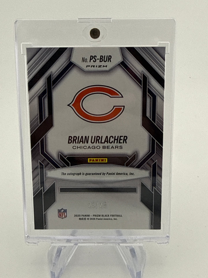 Brian Urlacher 2025 Panini Prizm Black Mojo Auto, 23/25