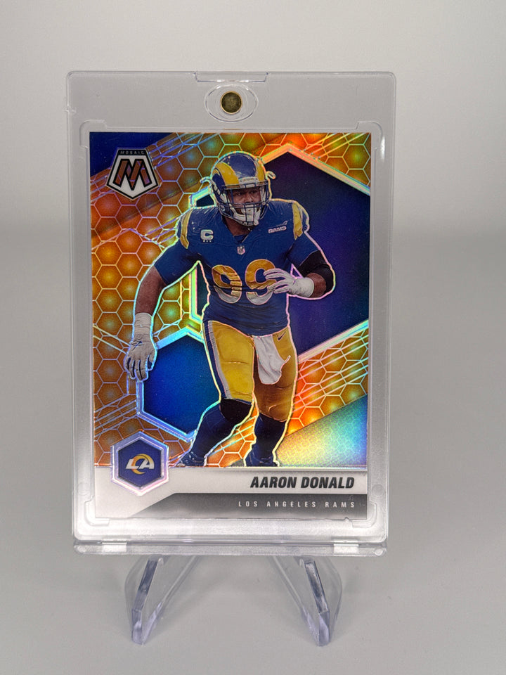 Aaron Donald 2021 Panini Mosaic Honeycomb SSP