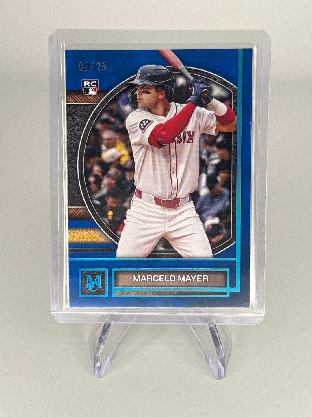 Marcelo Mayer 2025 Topps Museum Collection Blue Topaz Rookie, 09/25