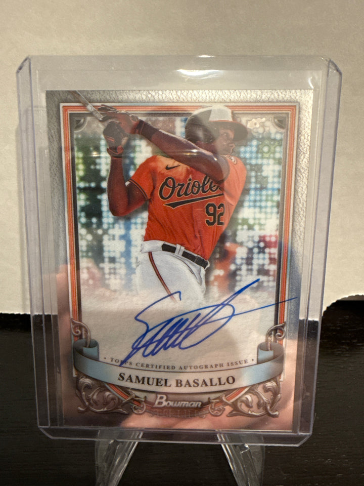 Samuel Basallo 2024 Bowman Sterling Autograph