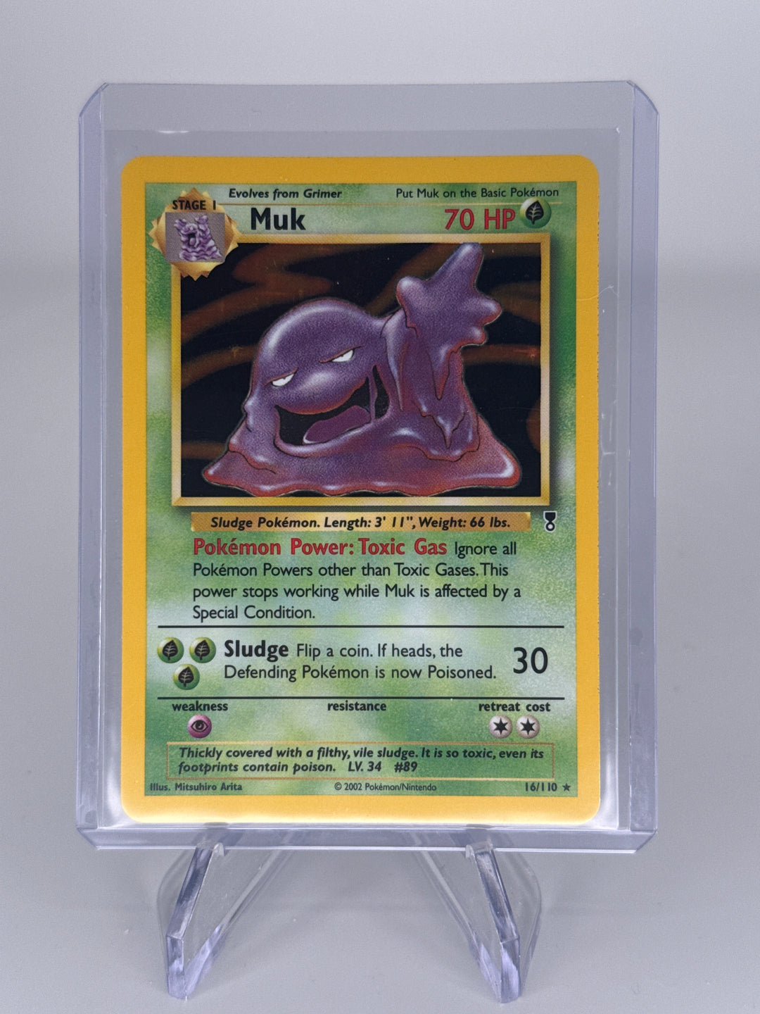Pokemon TCG 2002 Muk Legendary Collection Holo, 16/110