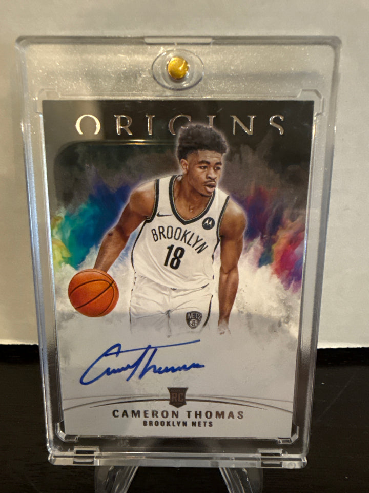 Cameron Thomas 2021-2022 Panini Origins Rookie Auto