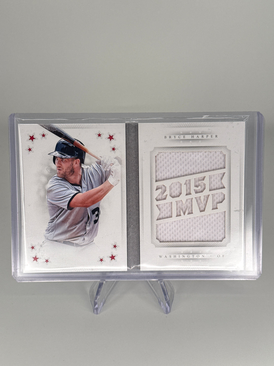 Bryce Harper 2016 Panini National Treasures 2015 Patch Booklet, 08/25