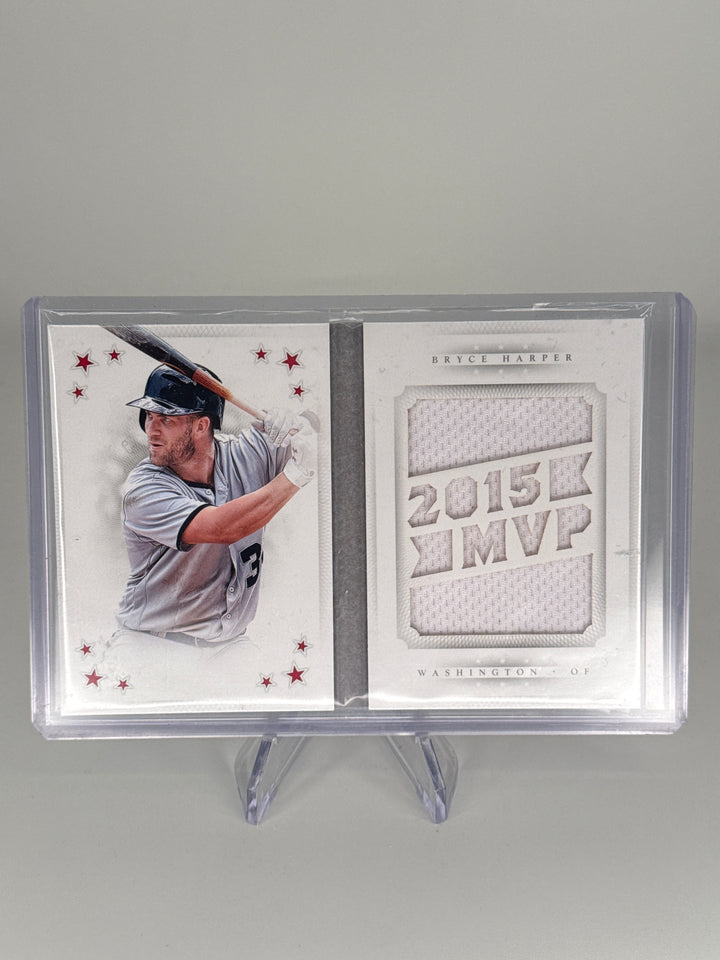 Bryce Harper 2016 Panini National Treasures 2015 Patch Booklet, 08/25