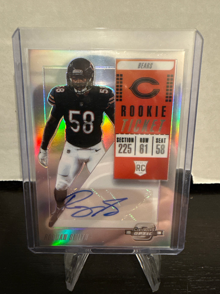 Roquan Smith 2018 Panini Optic Contenders Rookie Ticket Auto
