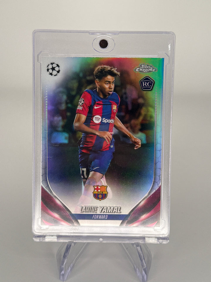 Lamine Yamal 2024 Topps Chrome Refractor Rookie