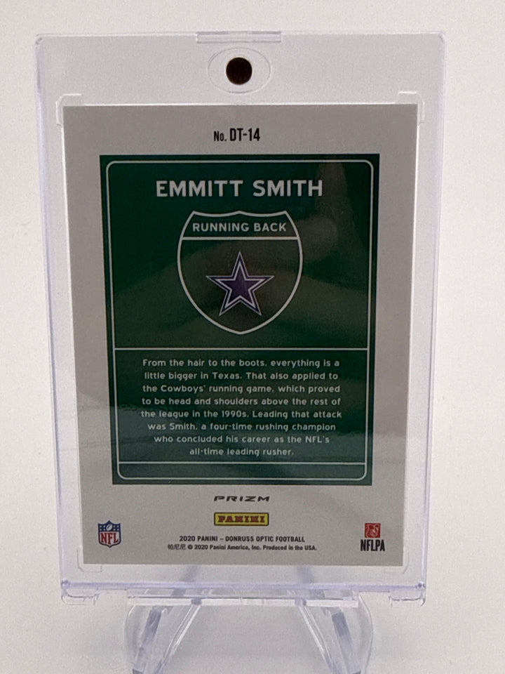 Emmitt Smith 2020 Panini Donruss Optic SSP Case Hit Downtown