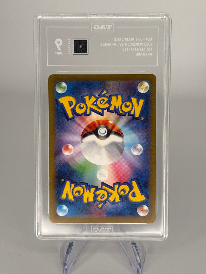 Pokemon TCG 2023 Japanese Wartortle Scarlet & Violet 151, 171/165, TAG 9 Mint
