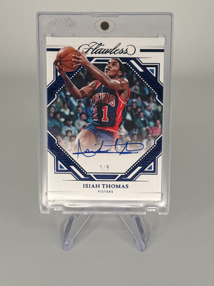 Isiah Thomas 2023 Panini Flawless Finishers Auto, 3/8