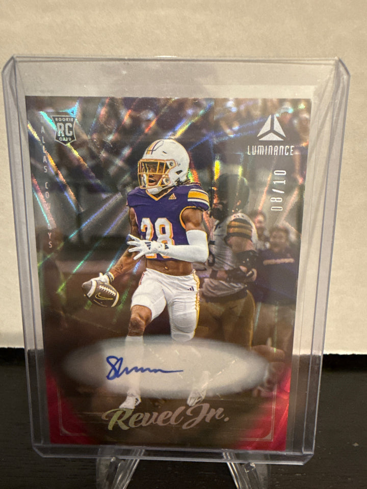 Shavon Revel Jr. 2025 Panini Luminance Rookie Auto Vivid, 08/10