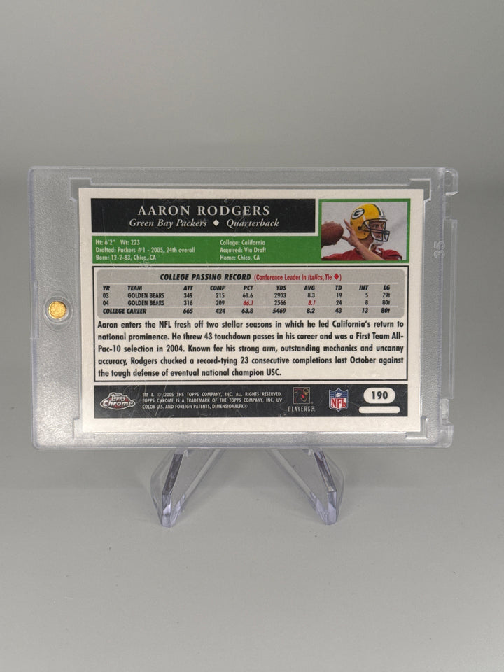 Aaron Rodgers 2005 Topps Chrome Rookie