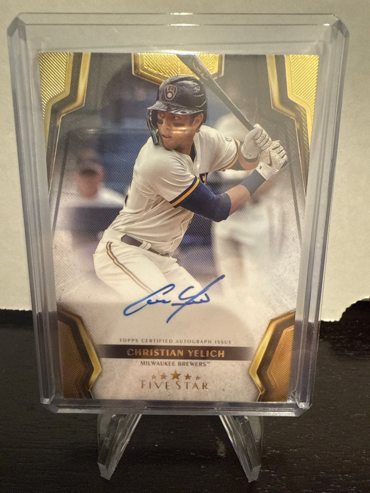 Christian Yelich 2024 Topps Five Star Auto