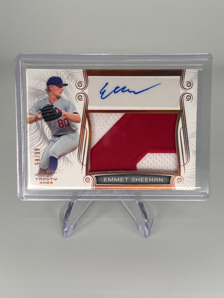 Emmet Sheehan 2023 Leaf Trinty Patch Auto, 58/99
