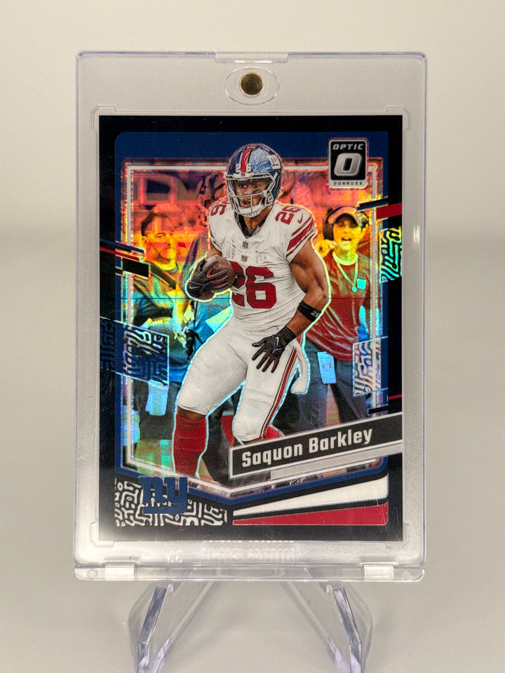 Saquon Barkley 2023 Panini Donruss Optic Black Pandora, 07/25
