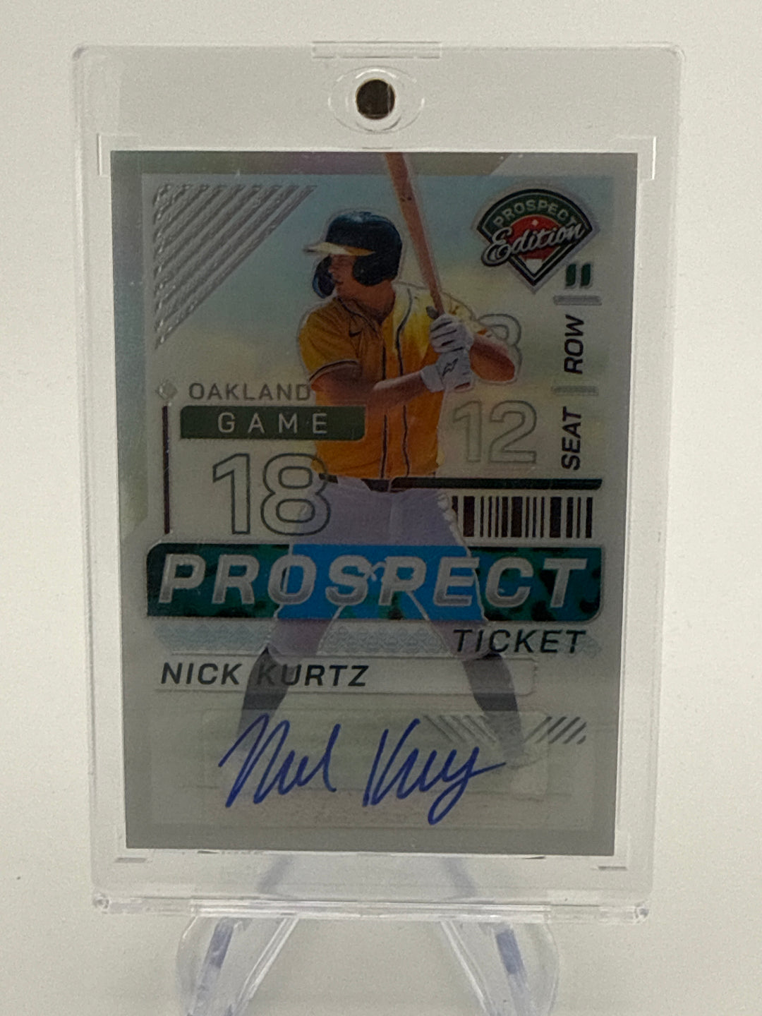 Nick Kurtz 2024 Panini Prospect Edition Prospect Ticket Auto