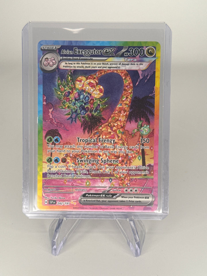 Pokemon TCG 2024 Alolan Exeggutor EX Surging Sparks Special Illustration Rare, 242/191