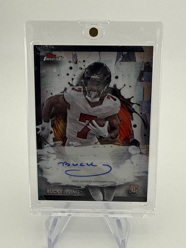 Bucky Irving 2024 Topps Finest Rookie Auto