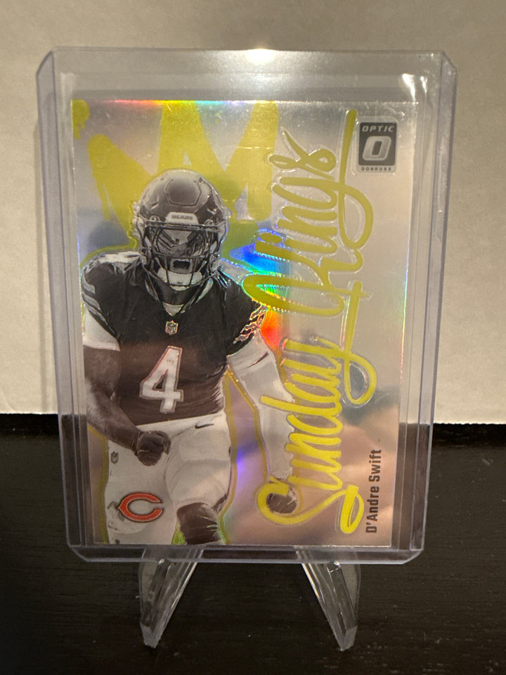D'Andre Swift 2024 Panini Donruss Optic Sunday Kings SSP Case Hit