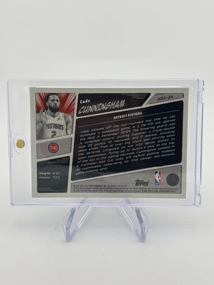 Cade Cunningham 2025 Bowman Chrome Anime SSP Case Hit