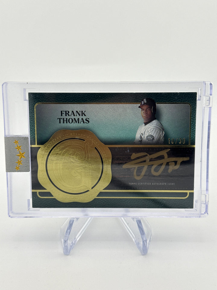 Frank Thomas 2025 Topps Five Star Golden Graphs Auto, 10/30