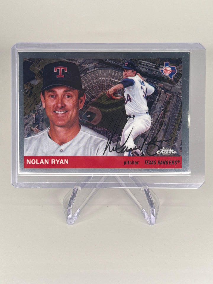 Nolan Ryan 2025 Topps Chrome Platinum City Variation SSP