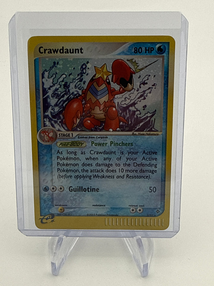 Pokemon TCG 2003 Crawdaunt EX Dragon Holo, 3/97