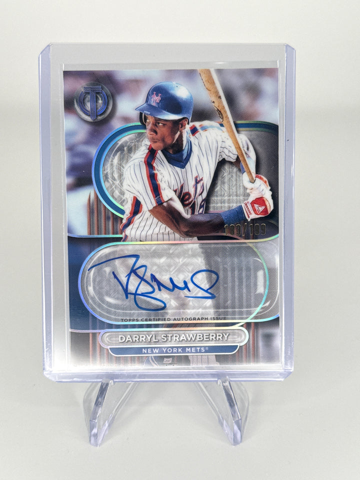 Darryl Strawberry 2024 Topps Tribute Auto, 183/199