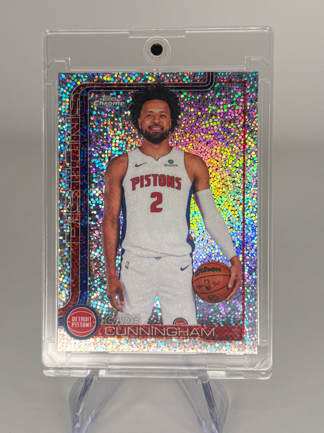 Cade Cunningham 2026 Topps Chrome Update Speckle Image Variation